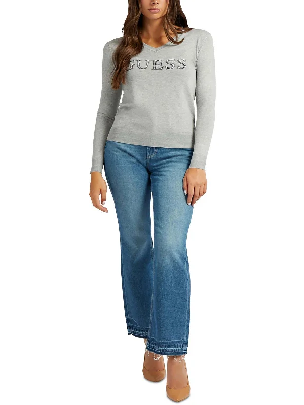 Double-sided Wear Womens Cotton Denim Straight Leg Jeans