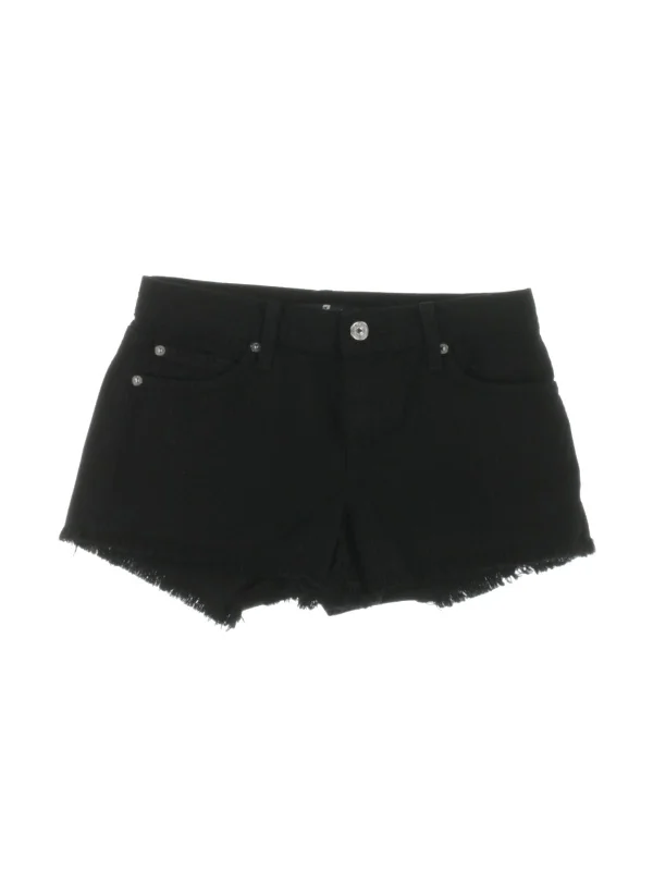 Womens Denim High-Waisted Denim Shorts