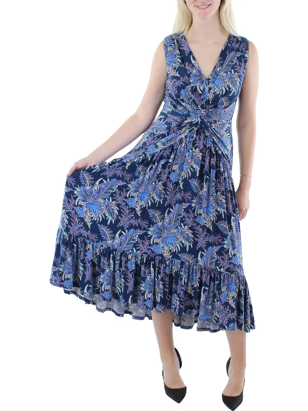 Dynamic Fashion Womens Floral Long Maxi Dress