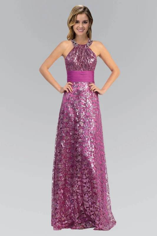 Urban Sense Long Lace Prom Dress Evening Gown