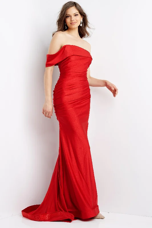 Customized Version Jovani 07640 One Shoulder Prom Long Dress