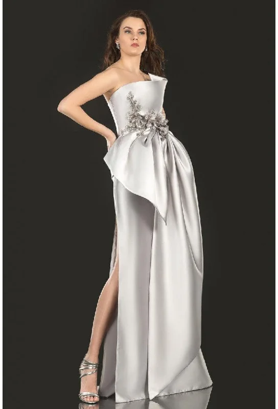 Nightclub Style Terani Couture 2021E2876 Strapless Long Evening Gown