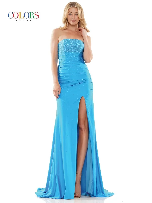 Eye-catching Personality Colors Dress Dress 2871